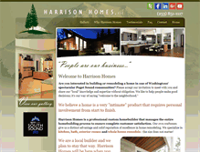 Tablet Screenshot of harrhomes.com